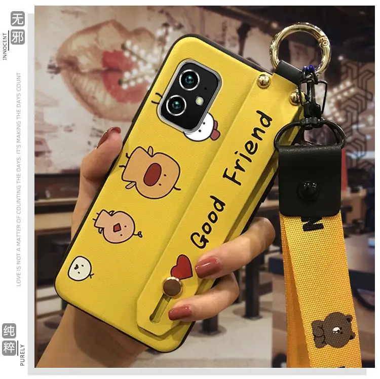 Huawei iPhone Cartoon Protective Case with Wrist Strap — feature 9