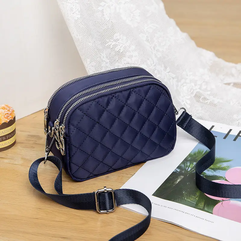Women Quilted Crossbody Bag Navy 2026 - Image 3
