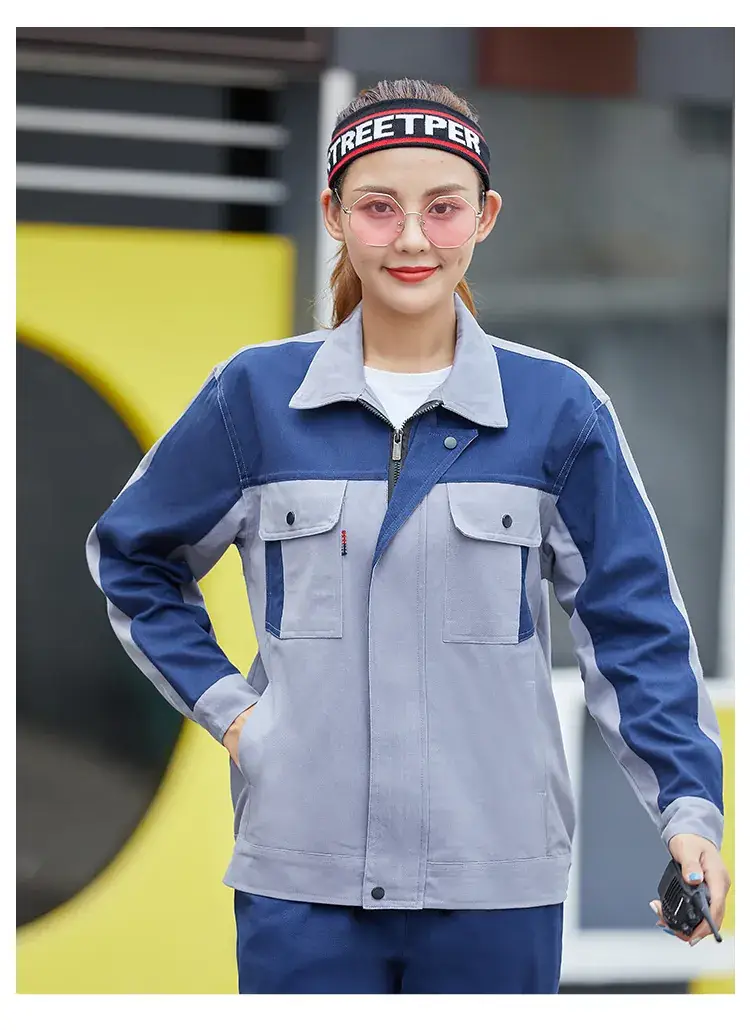 Men Pure Cotton Work Suit Spring Autumn Sweat Absorbent — feature 17