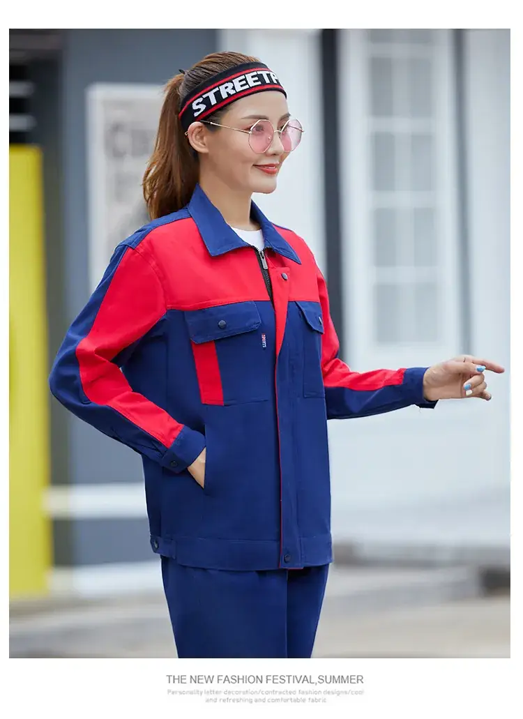 Men Pure Cotton Work Suit Spring Autumn Sweat Absorbent — feature 20