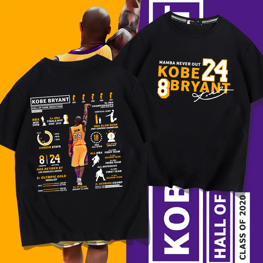 Kobe Bryant Honor Short Sleeve T-Shirt Green - Image 12