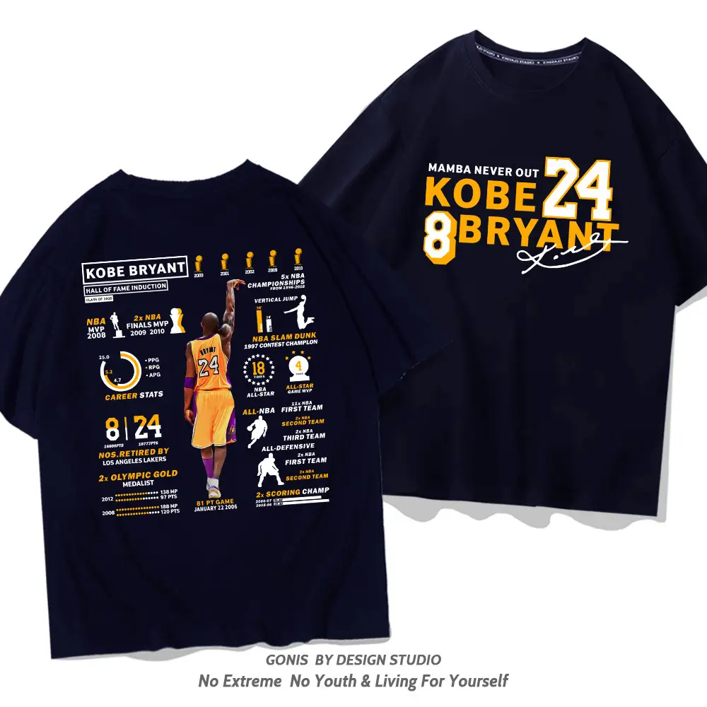 Kobe Bryant Honor Short Sleeve T-Shirt Green - Image 10
