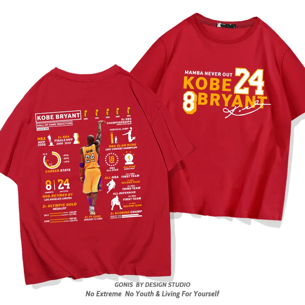 Kobe Bryant Honor Short Sleeve T-Shirt Green - Image 5