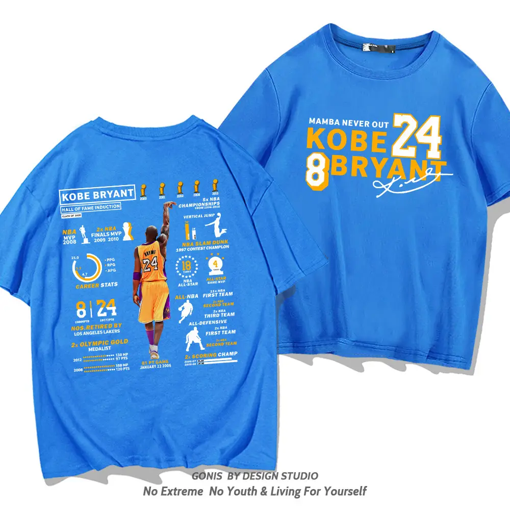 Kobe Bryant Honor Short Sleeve T-Shirt Green - Image 6