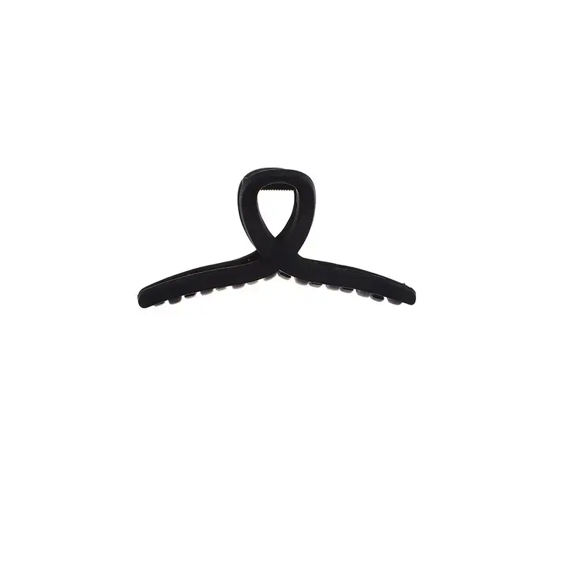 Korean-style Black Hairpin Clip for Women Large Size