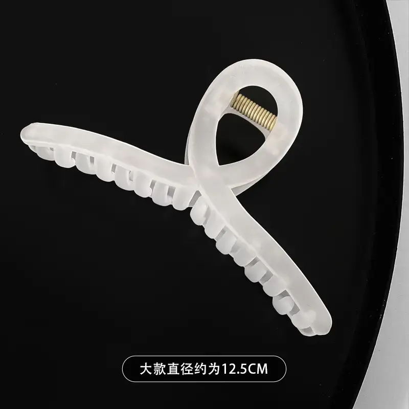 Korean-style Black Hairpin Clip for Women Large Size