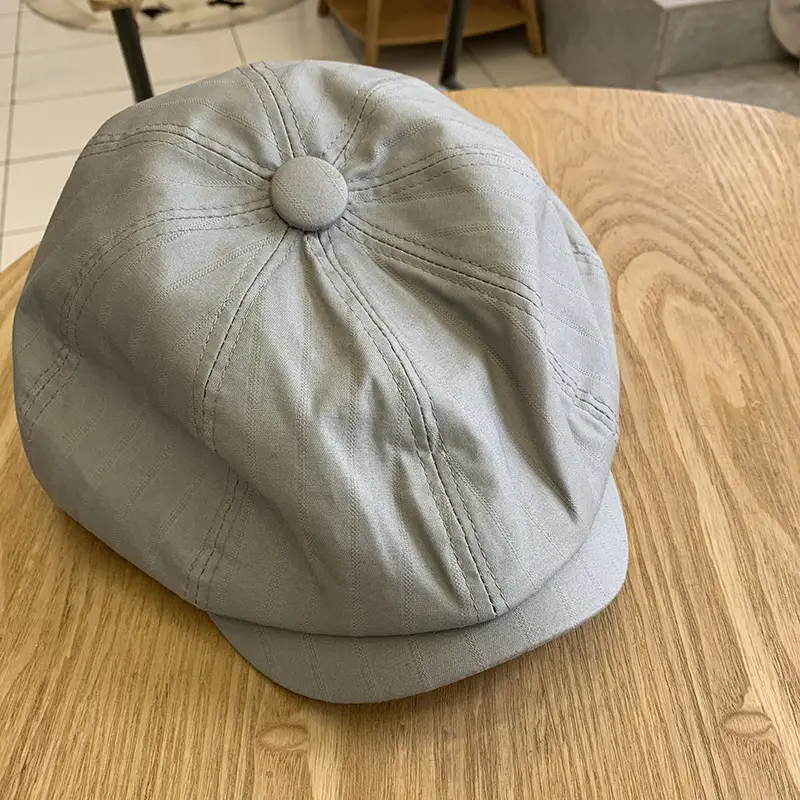 Japanese Cap Hat for Girls Women Spring Autumn Lightweight Octagonal - Image 2
