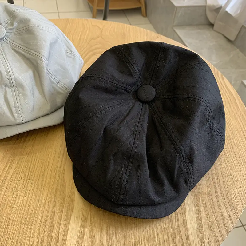 Japanese Cap Hat for Girls Women Spring Autumn Lightweight Octagonal - Image 3