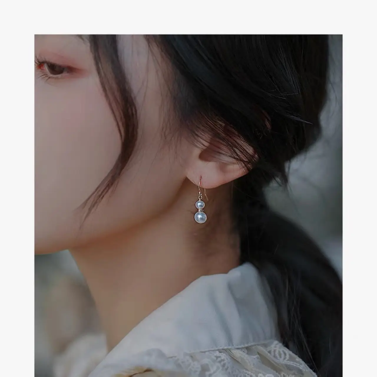 Elegant Pearl Earrings for Women French Style — feature 6