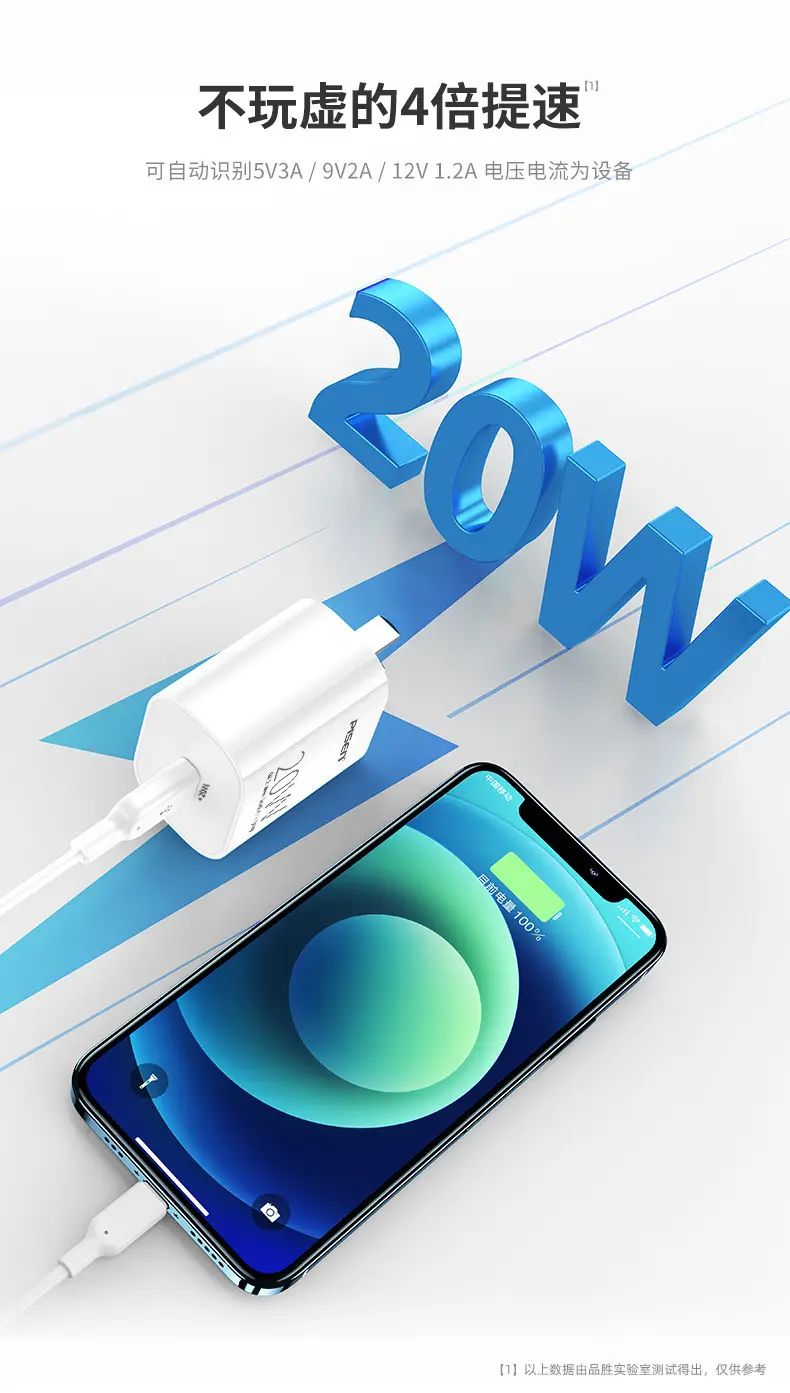 Pinsheng Type-C Wall Charger 20W Super Fast Charging — feature 2
