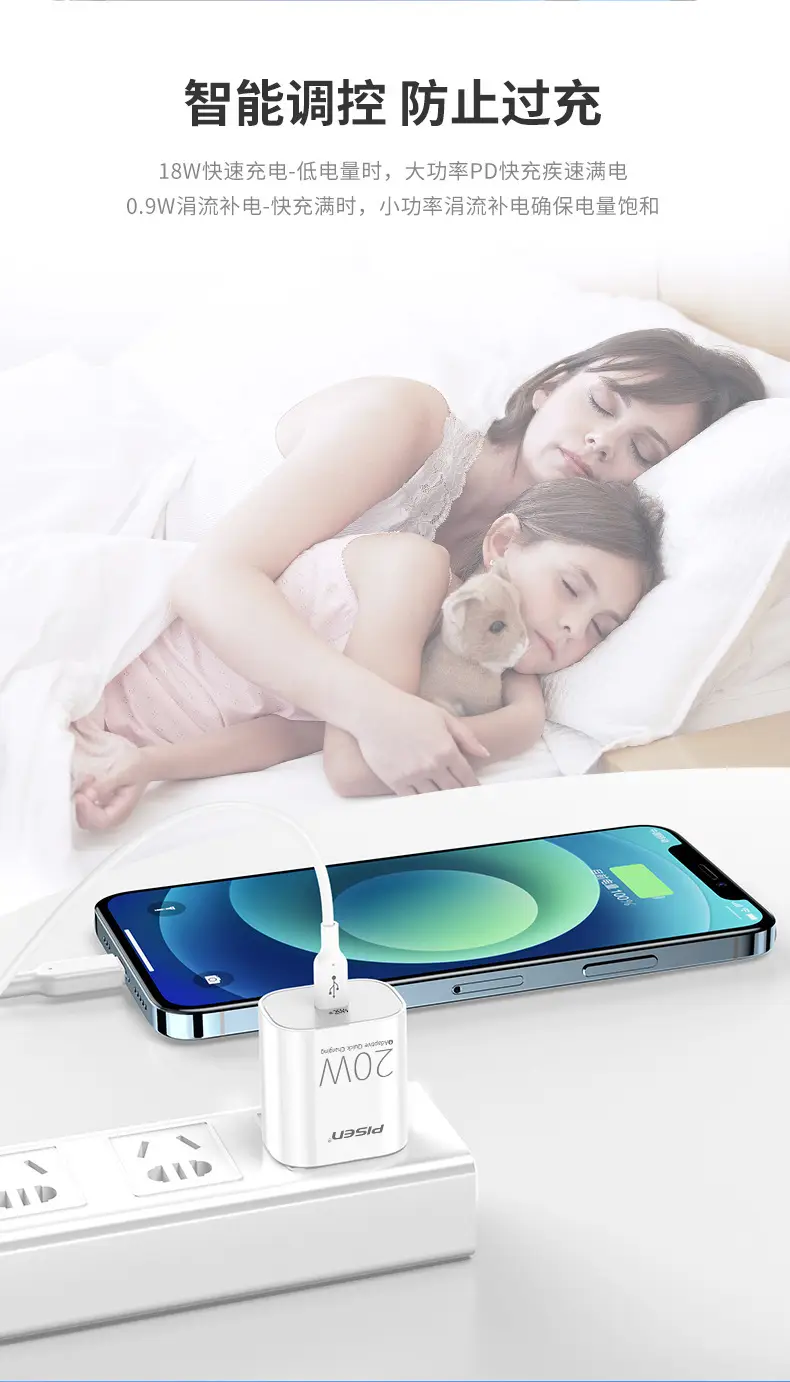 Pinsheng Type-C Wall Charger 20W Super Fast Charging — feature 7