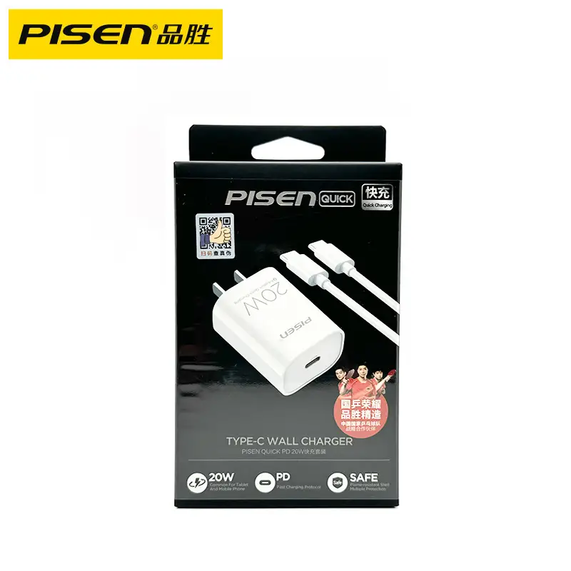 Pinsheng Type-C Wall Charger 20W Super Fast Charging - Image 3