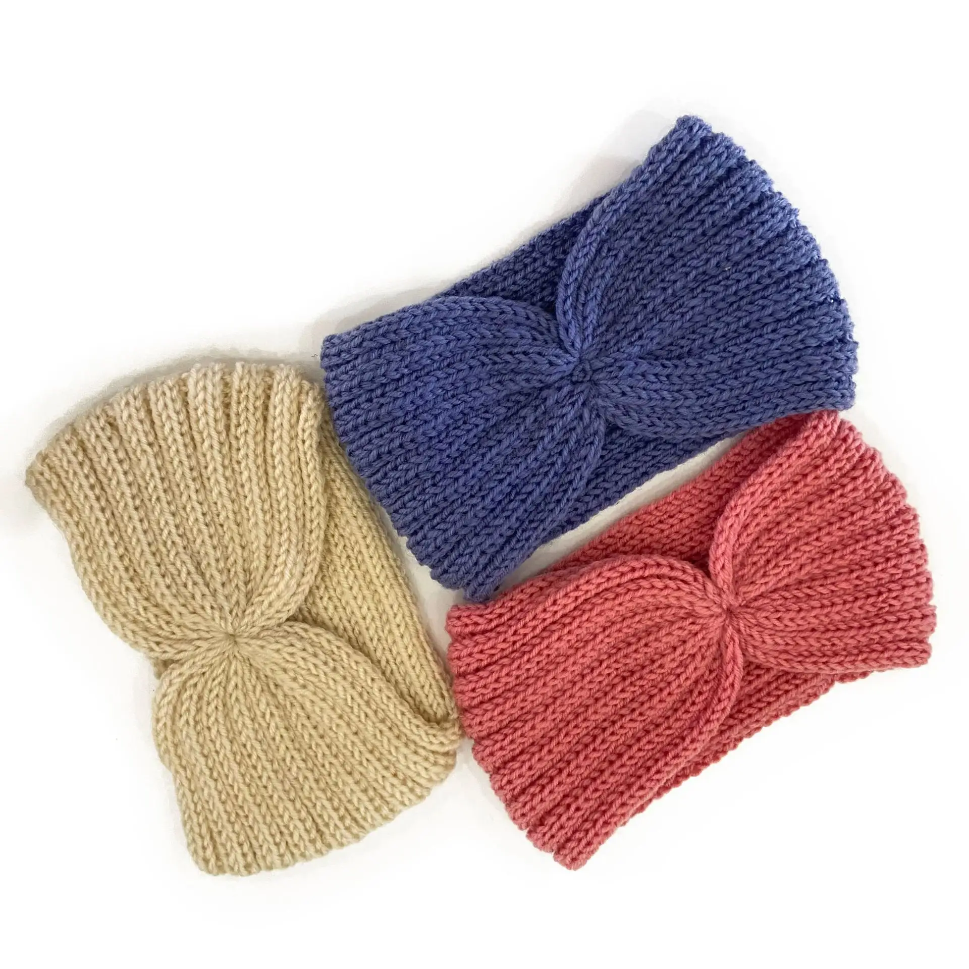 Teal Knitted Explosion Headband for Women