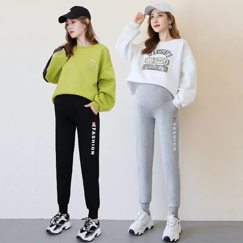 150kg Velvet Maternity Pants Autumn Winter Outer Wear - Image 10