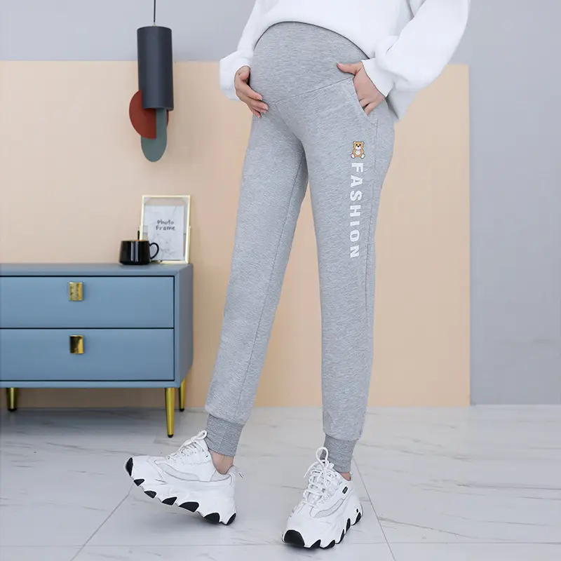 150kg Velvet Maternity Pants Autumn Winter Outer Wear - Image 2