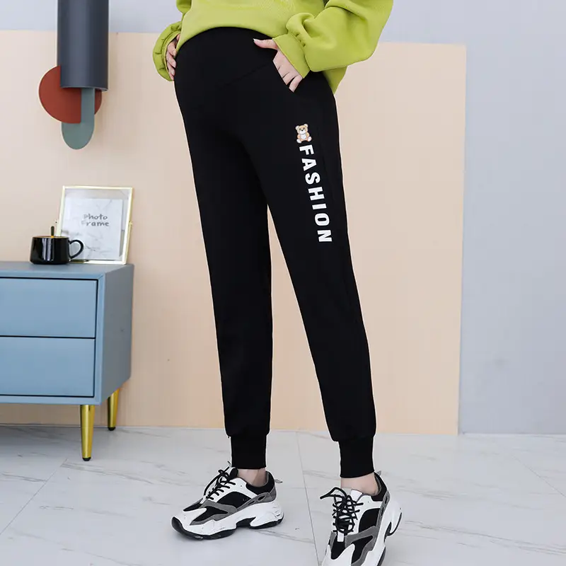 150kg Velvet Maternity Pants Autumn Winter Outer Wear - Image 3