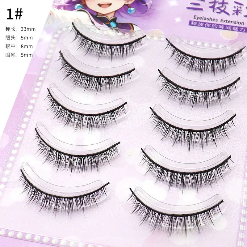 False Eyelashes 10# Natural Japanese Short Simulation - Image 11