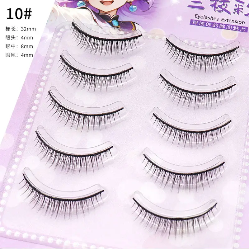 False Eyelashes 10# Natural Japanese Short Simulation - Image 13