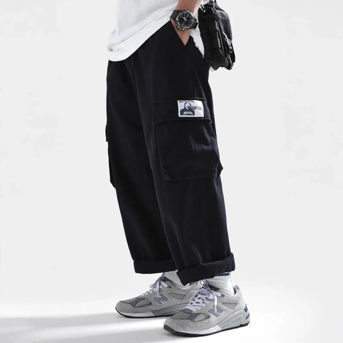 Yu Wenle 280g Cotton Cropped Pants Men Spring Autumn - Image 5