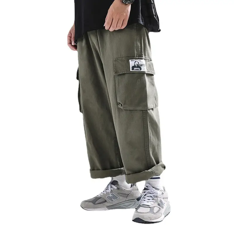 Yu Wenle 280g Cotton Cropped Pants Men Spring Autumn - Image 7