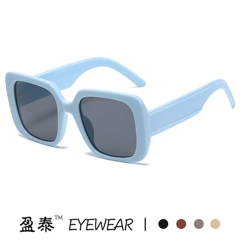 New D European & American Big Frame Square Sunglasses - Image 12