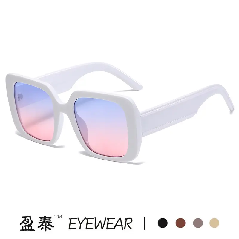 New D European & American Big Frame Square Sunglasses - Image 13
