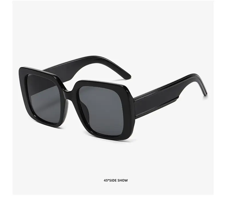 New D European & American Big Frame Square Sunglasses — feature 15