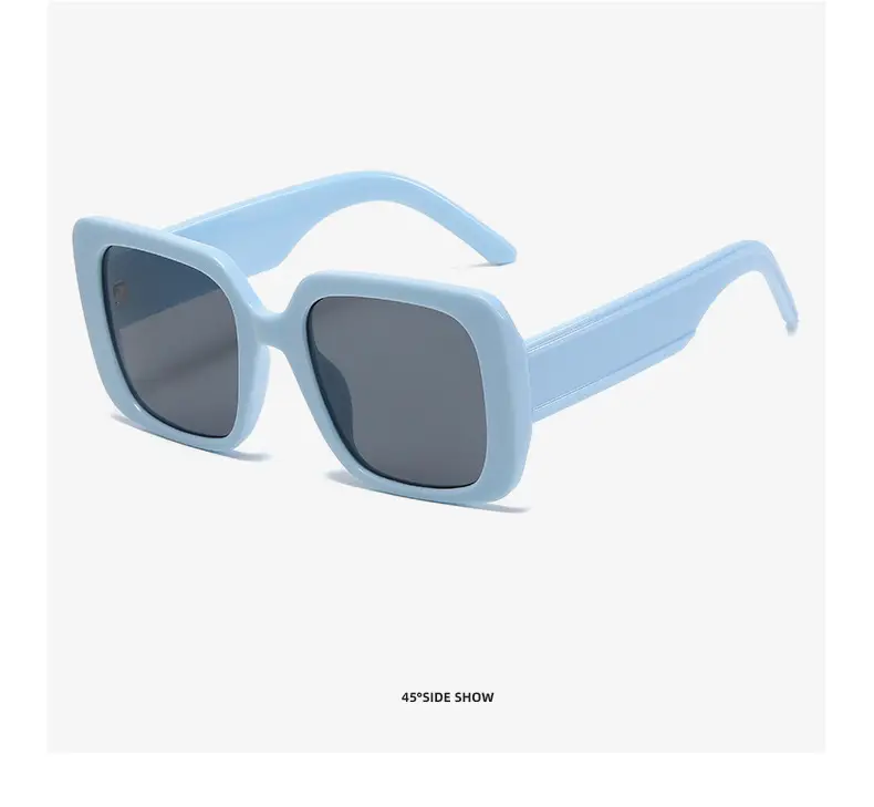 New D European & American Big Frame Square Sunglasses — feature 21