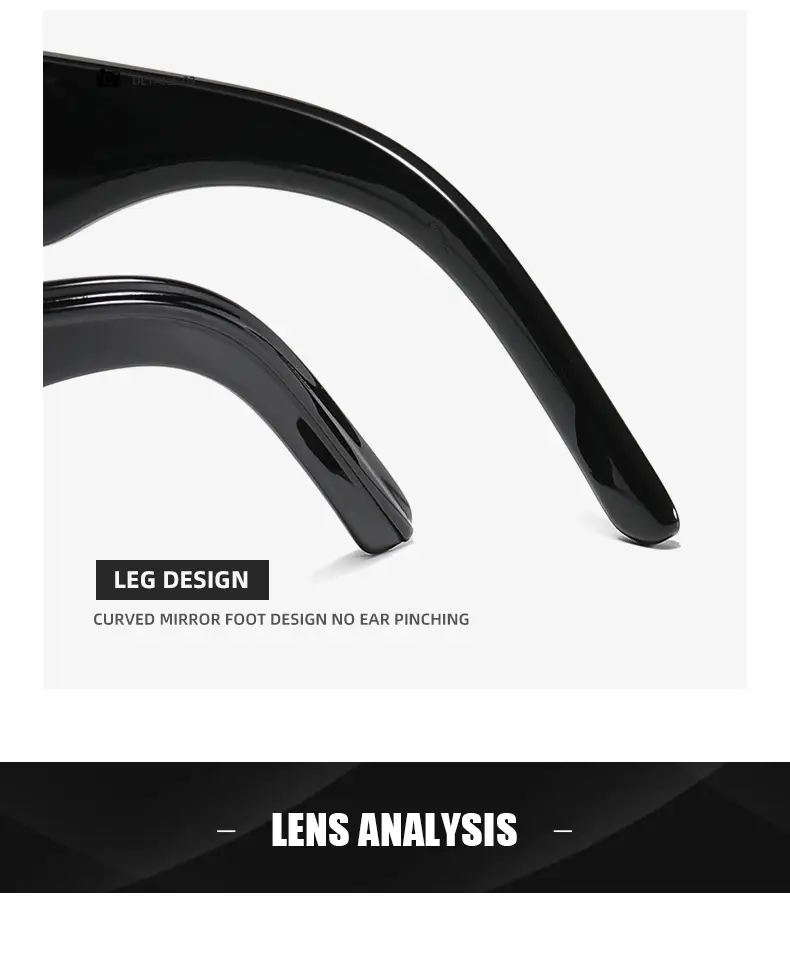 New D European & American Big Frame Square Sunglasses — feature 28