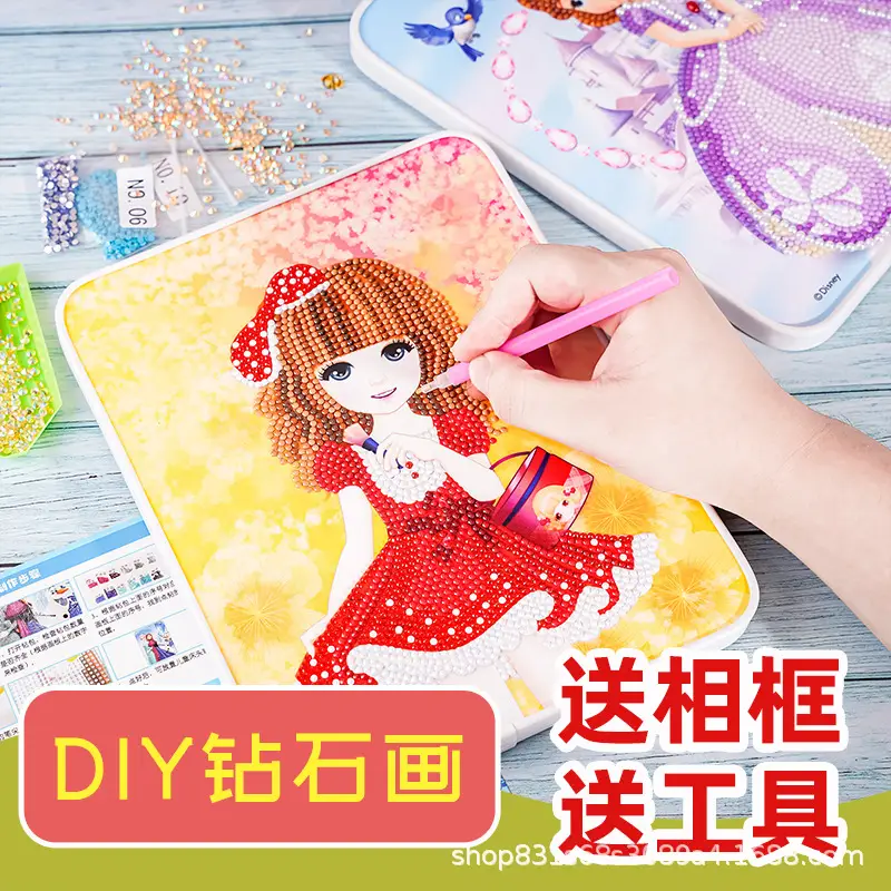 5D Diamond Sticker Doll for Girls Educational Toy
