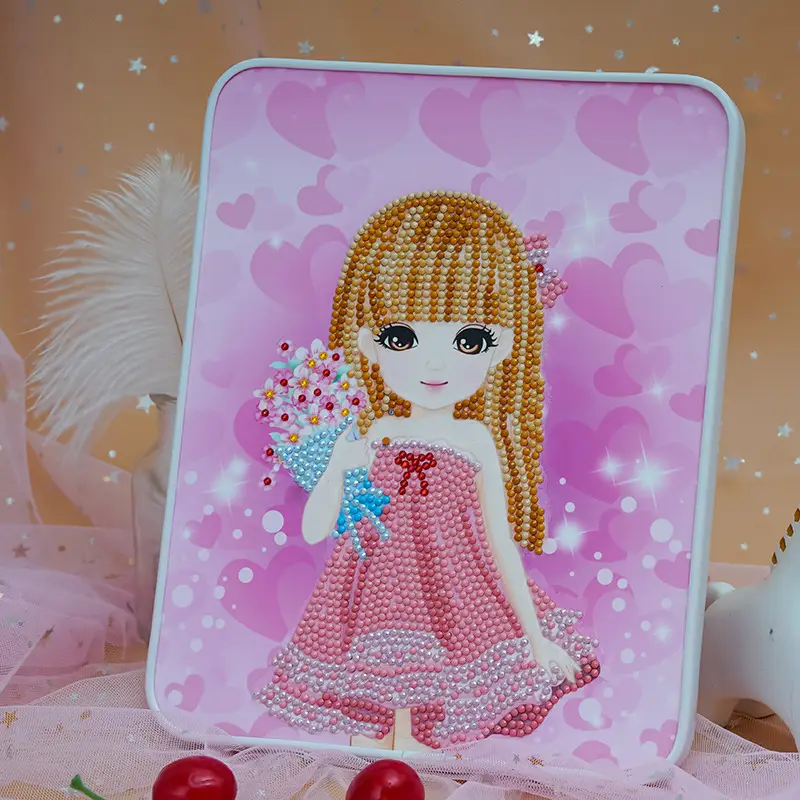 5D Diamond Sticker Doll for Girls Educational Toy