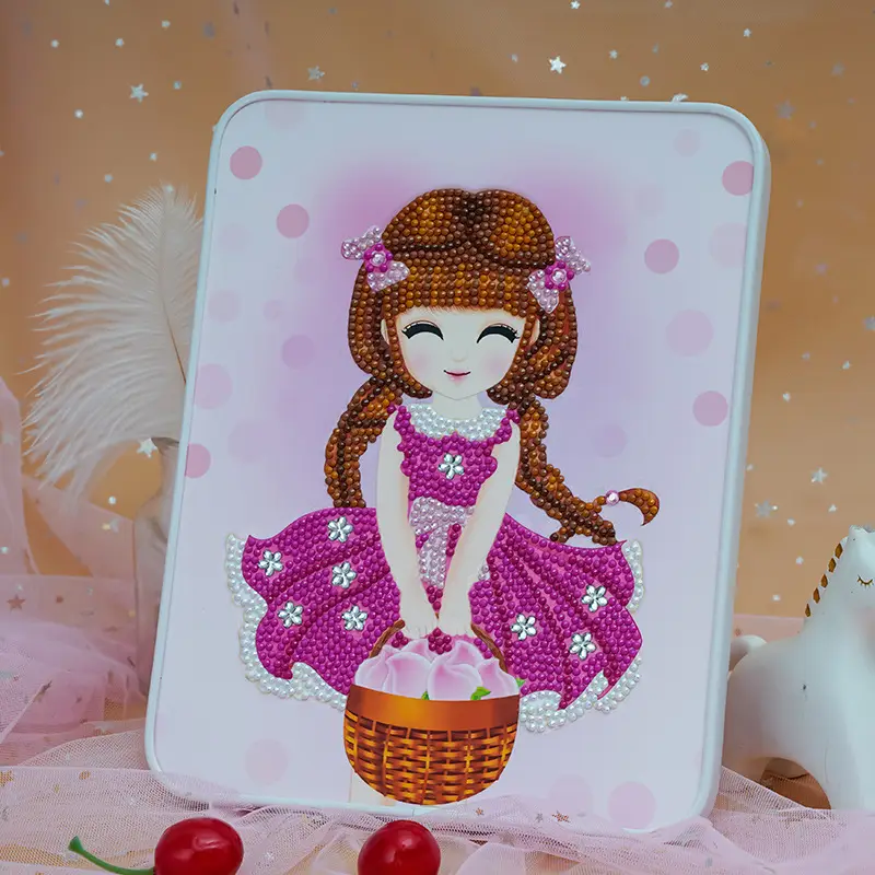 5D Diamond Sticker Doll for Girls Educational Toy