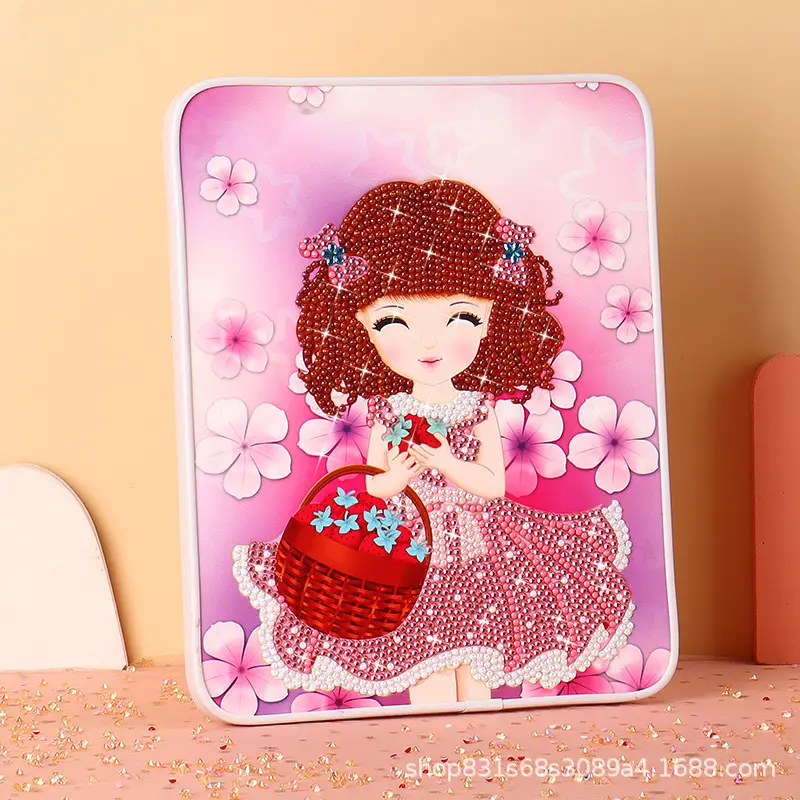 5D Diamond Sticker Doll for Girls Educational Toy