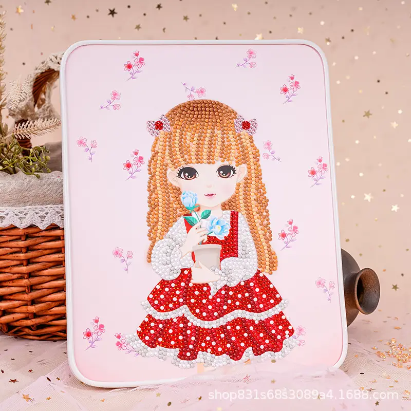 5D Diamond Sticker Doll for Girls Educational Toy