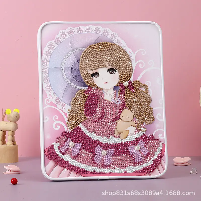 5D Diamond Sticker Doll for Girls Educational Toy