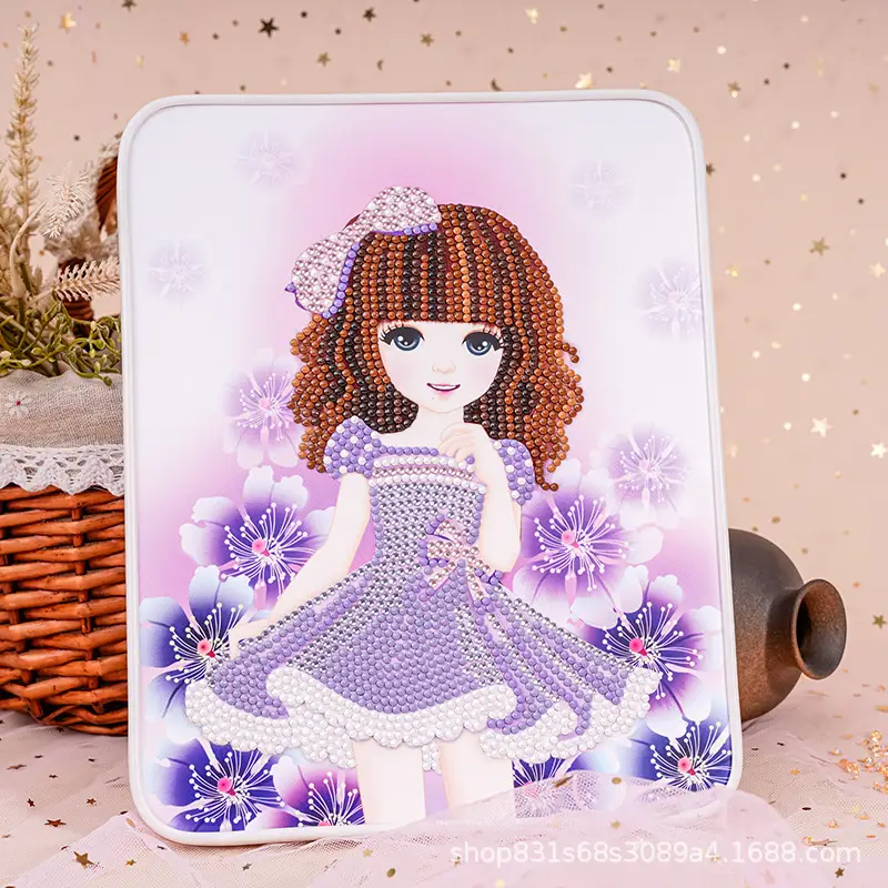 5D Diamond Sticker Doll for Girls Educational Toy