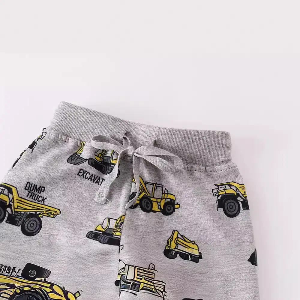 Kids Cotton Terry Autumn Winter Pants Boys - Image 2