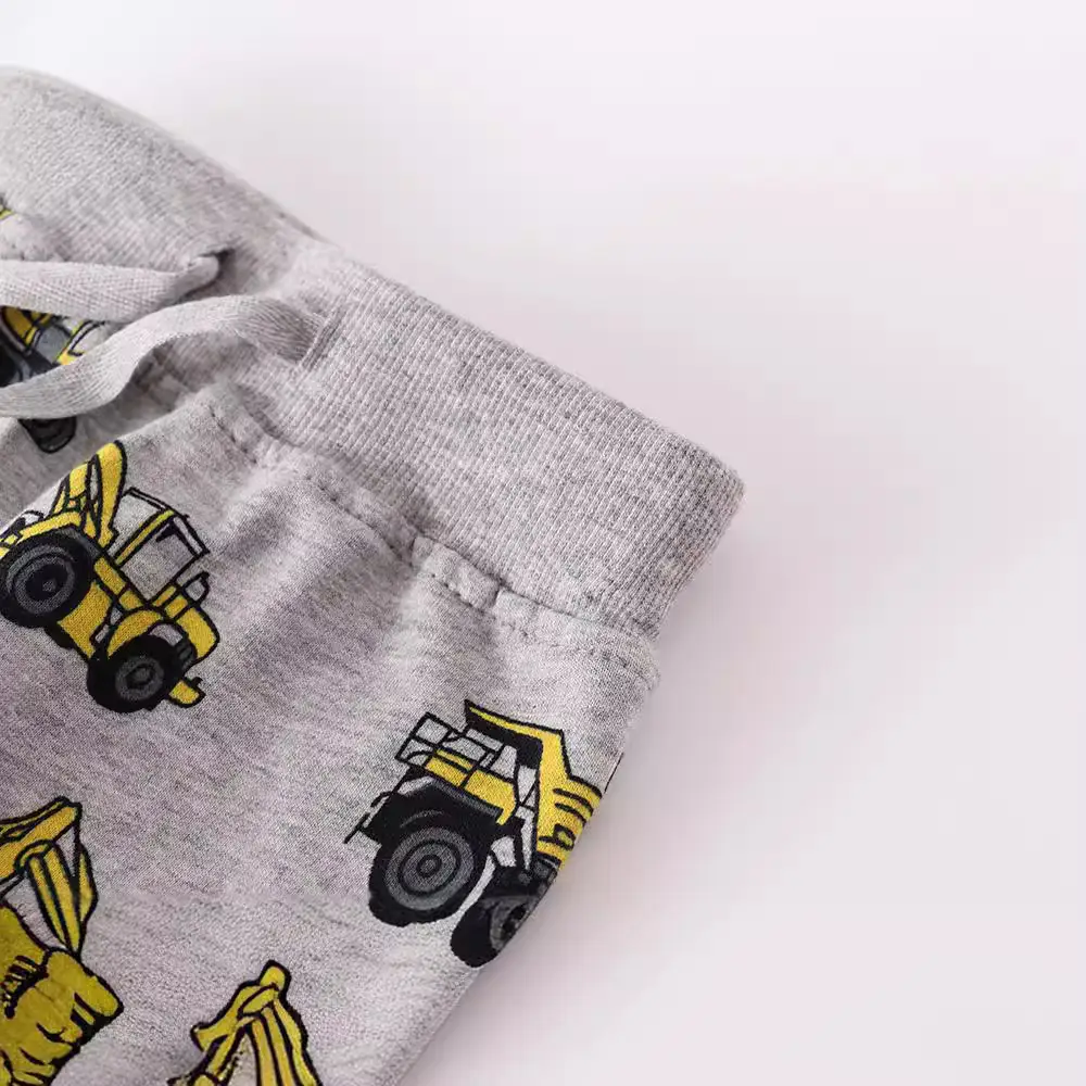 Kids Cotton Terry Autumn Winter Pants Boys - Image 3