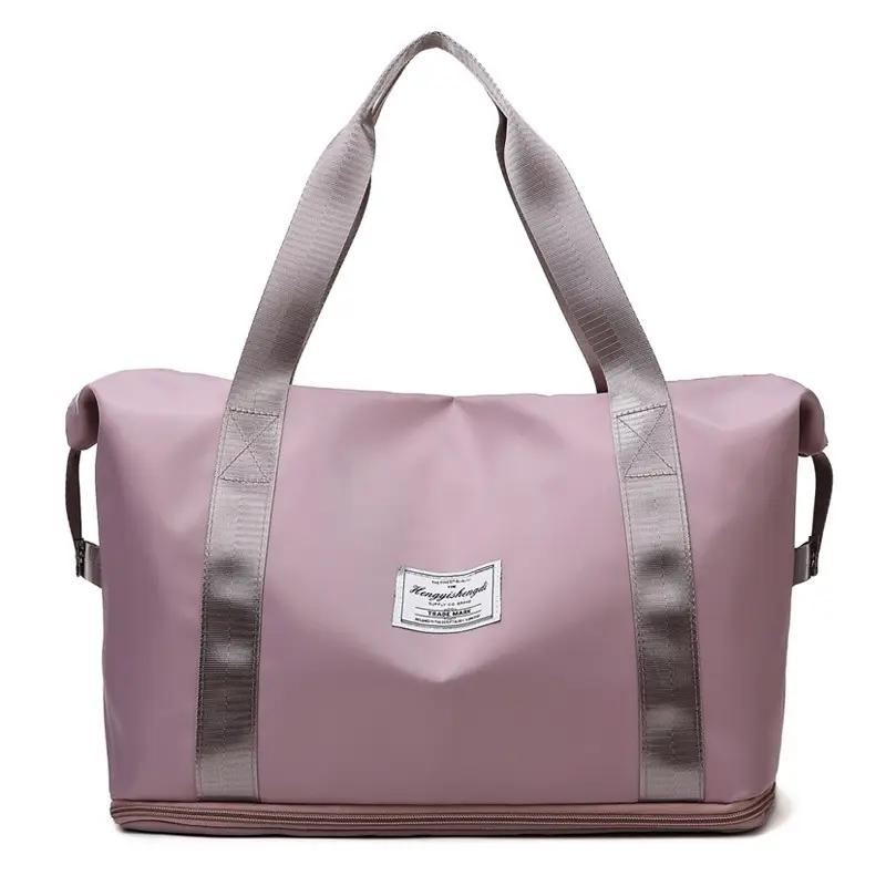 Purple Yoga & Travel Bag with Detachable Handle - Image 3