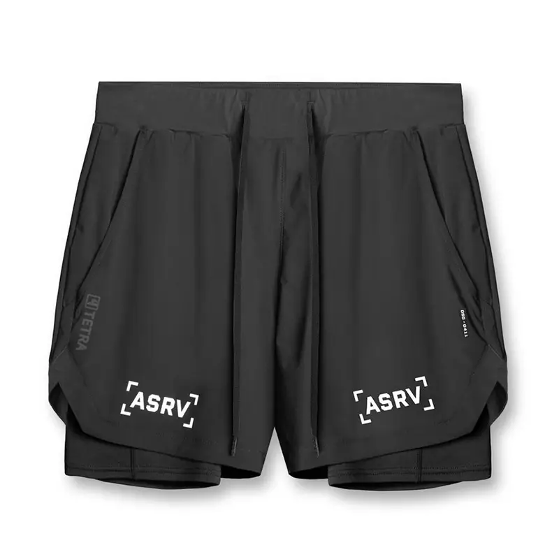 Men's Green Sports Shorts with Phone Support