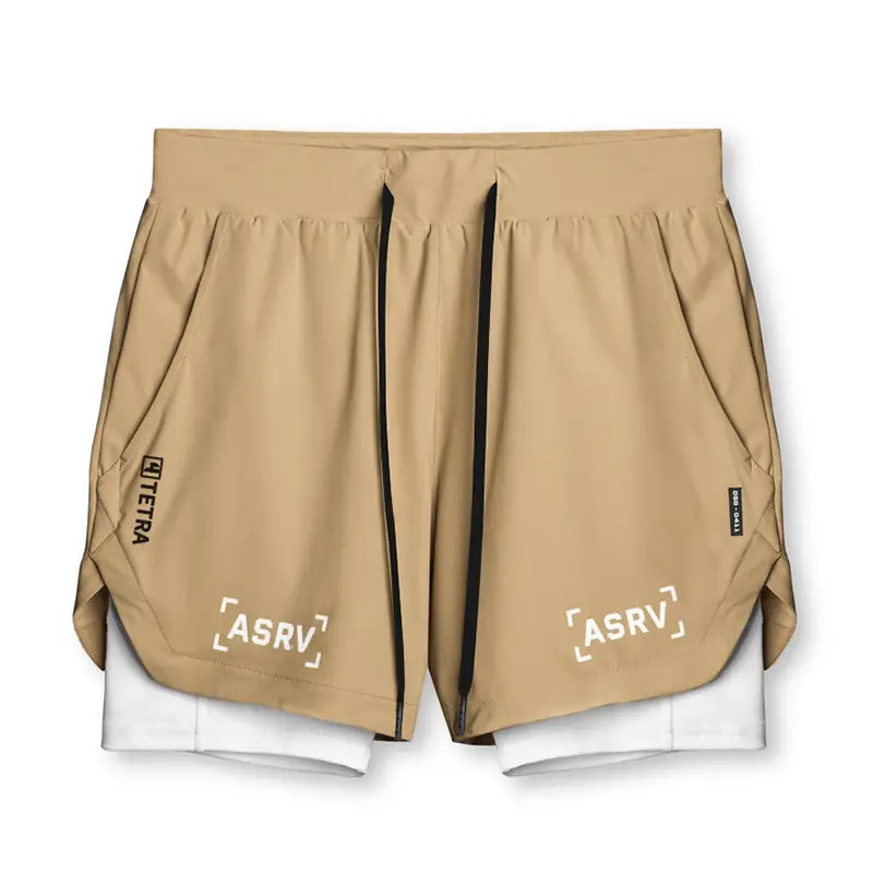 Men's Green Sports Shorts with Phone Support