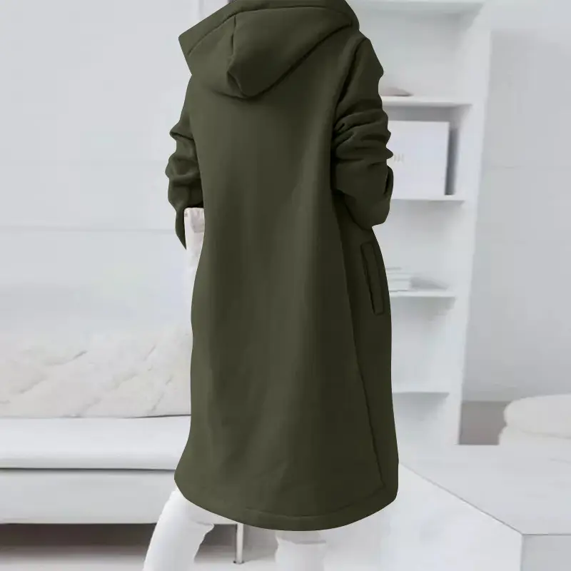 Pink Velvet Hooded Longwear Plus Size 2023 - Image 5