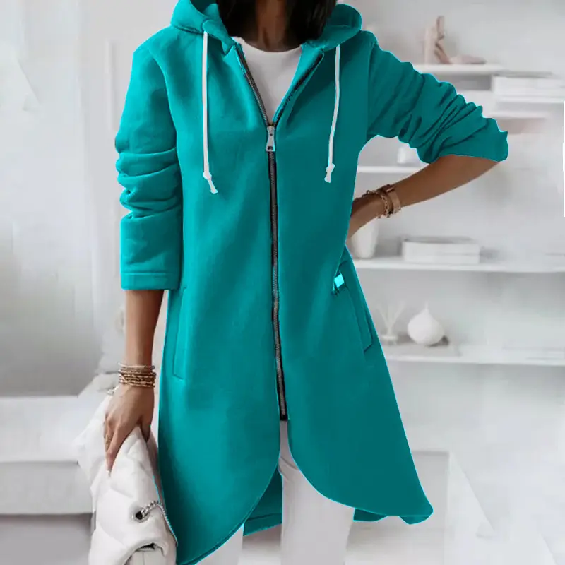 Pink Velvet Hooded Longwear Plus Size 2023 - Image 7