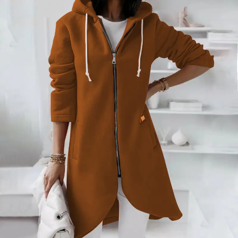 Pink Velvet Hooded Longwear Plus Size 2023 - Image 8