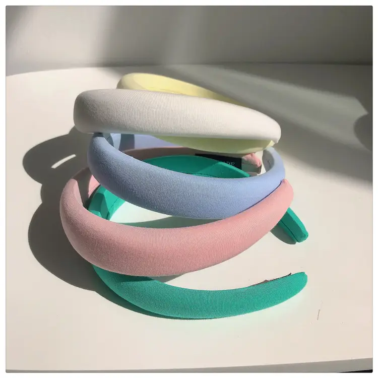Macaron Color Wide Brim Pressure Bangs for Girls — feature 7