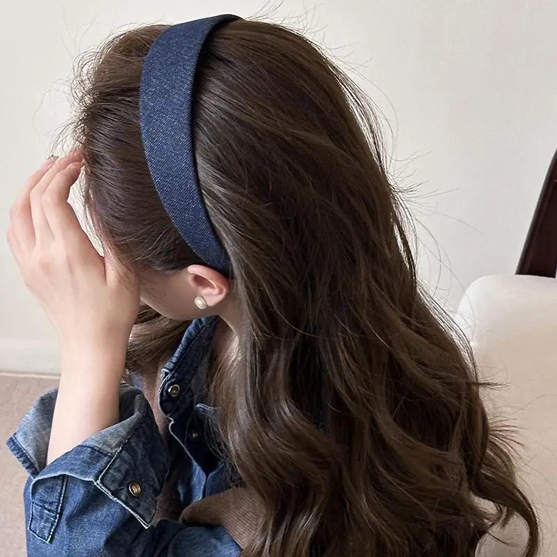 Macaron Color Wide Brim Pressure Bangs for Girls