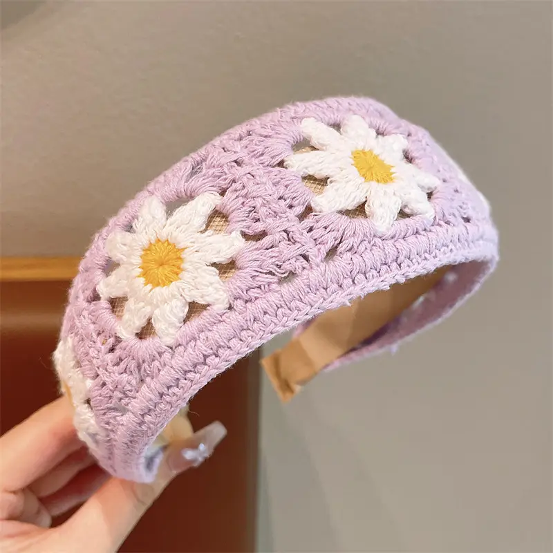 Macaron Color Wide Brim Pressure Bangs for Girls