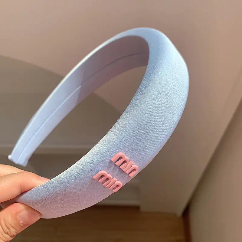 Macaron Color Wide Brim Pressure Bangs for Girls