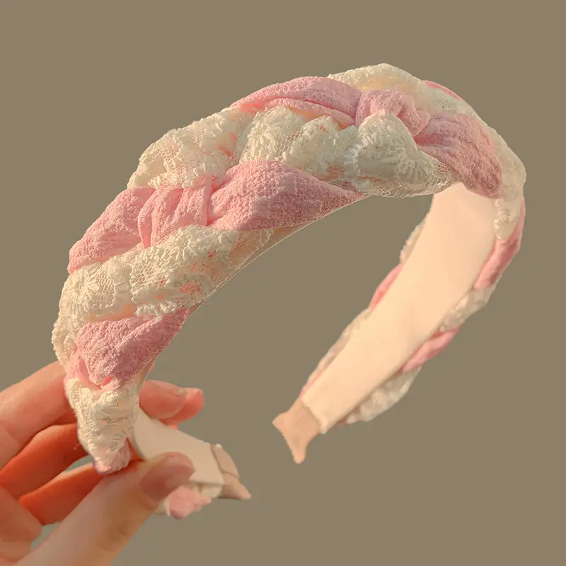 Macaron Color Wide Brim Pressure Bangs for Girls
