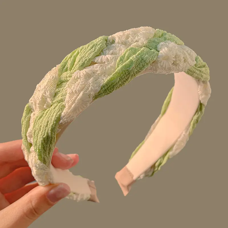 Macaron Color Wide Brim Pressure Bangs for Girls